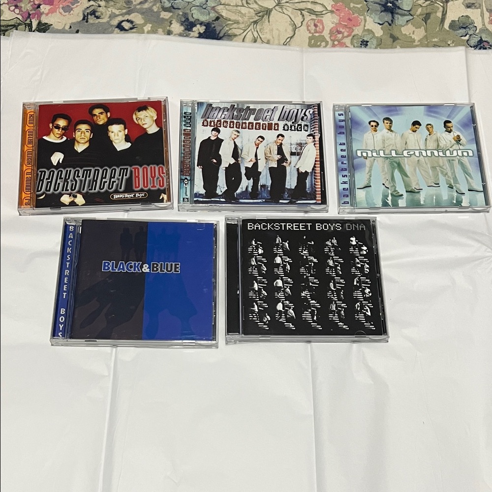 Backstreet Boys CD Lot - 5 Albums (Red, Blue, Black, Silver)
